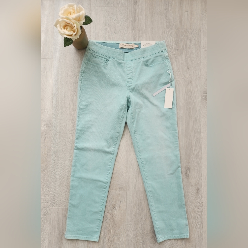 Soft Surroundings Straight Leg Jeans M - Picture 3 of 9